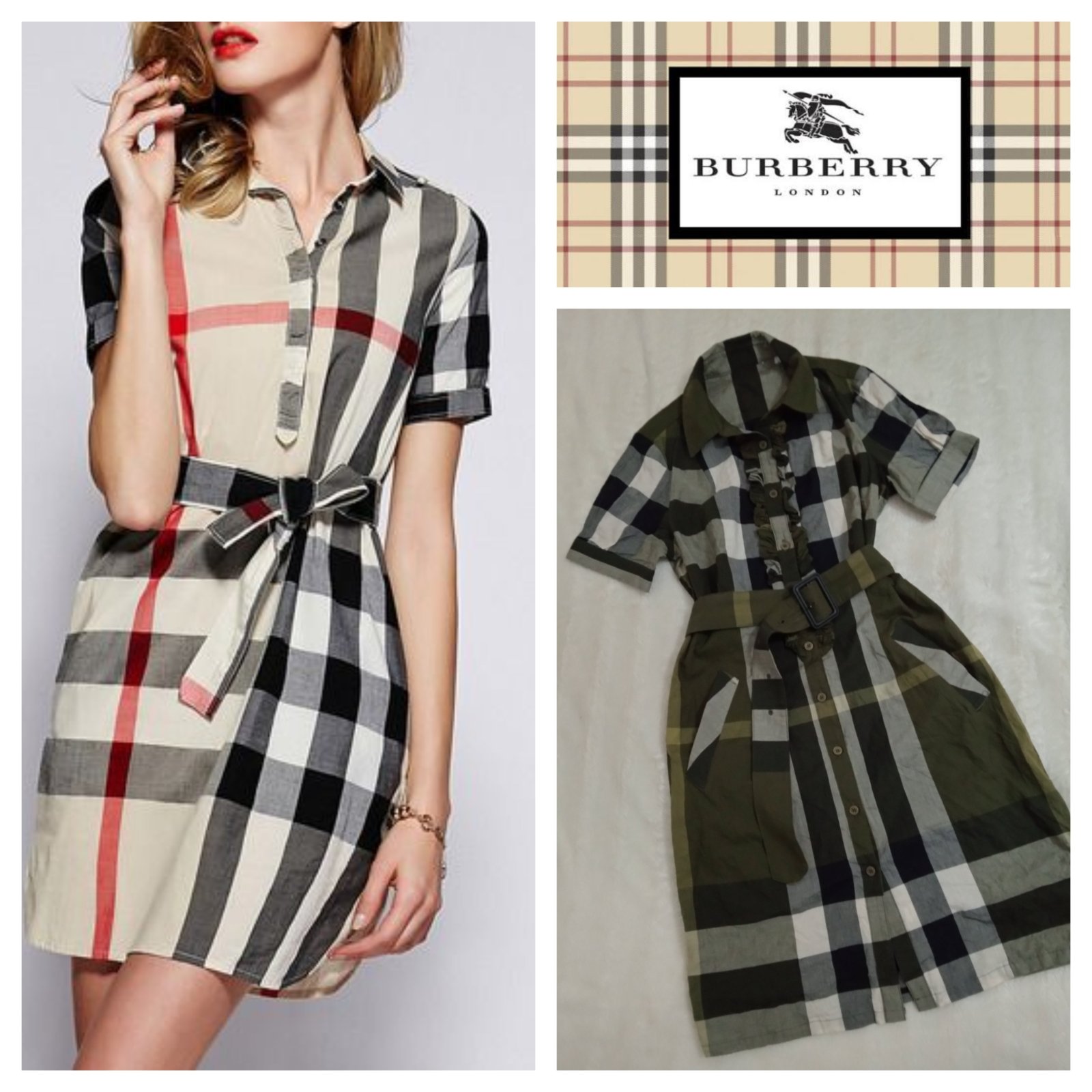 Robe chemise Burberry 