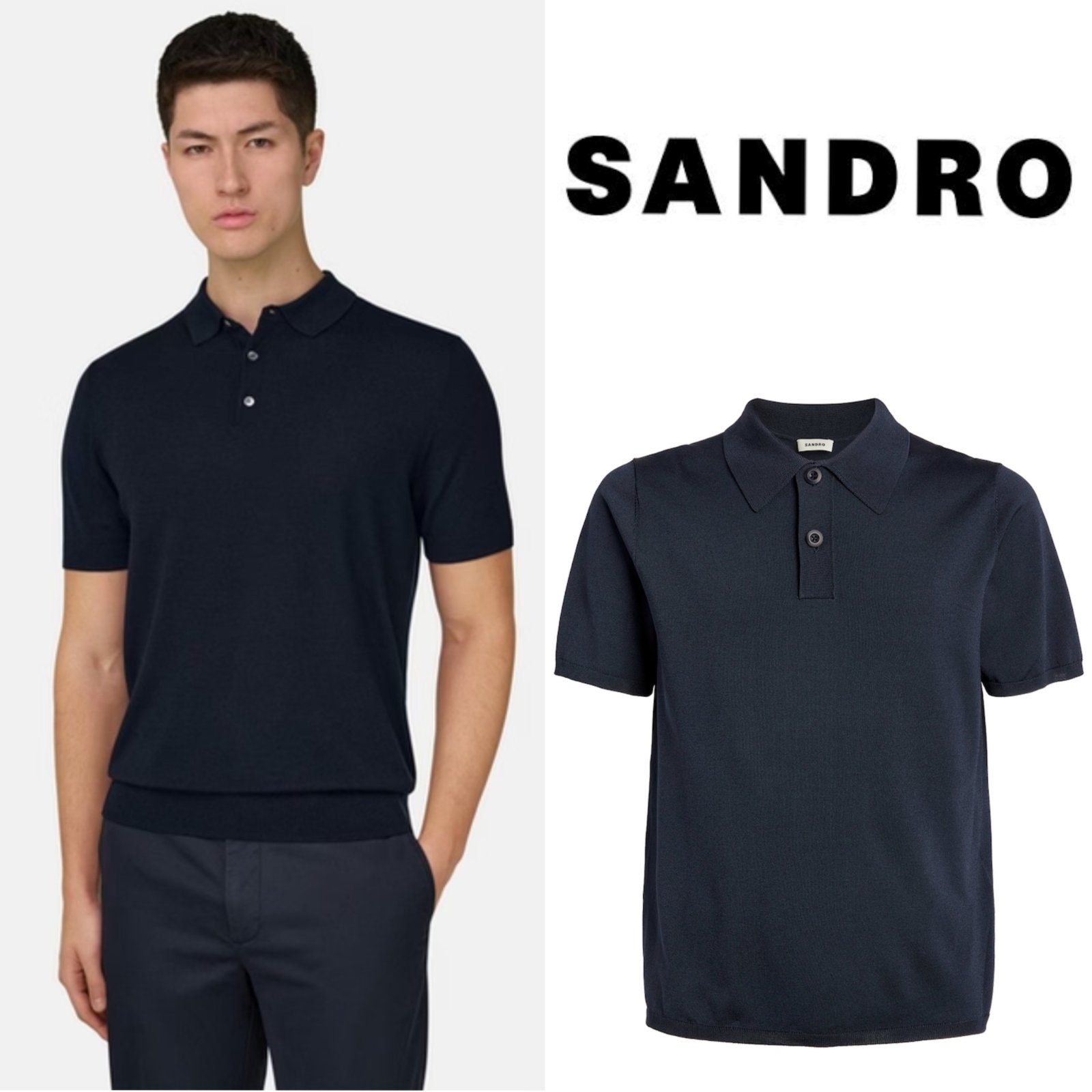 Polo Sandro authentique 
