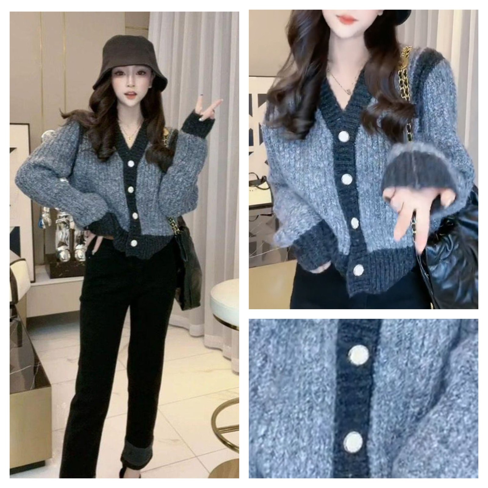 Grey cardigan s,m