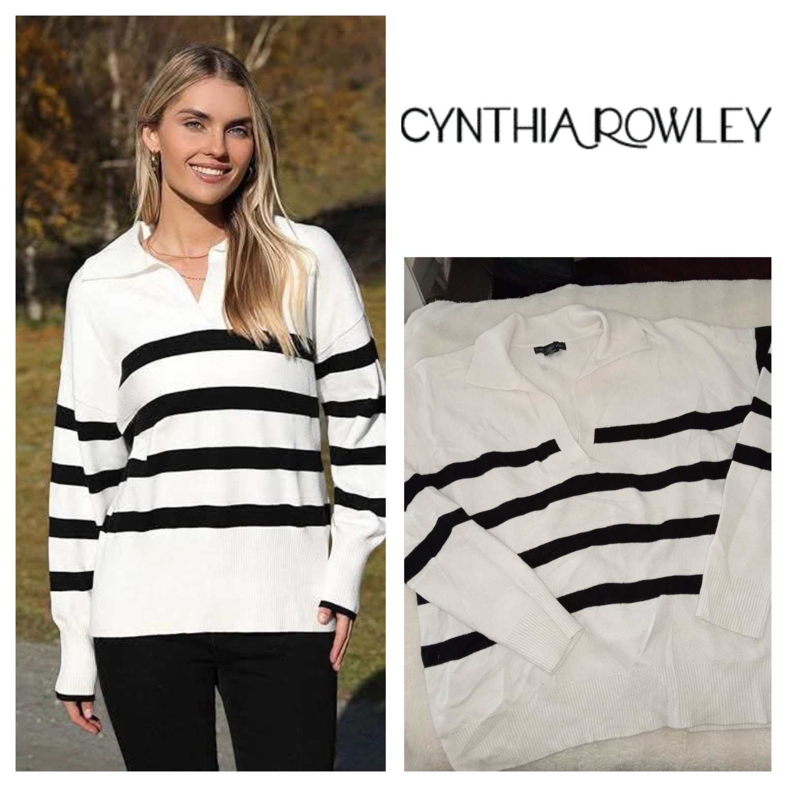 Striped jumper l,xl