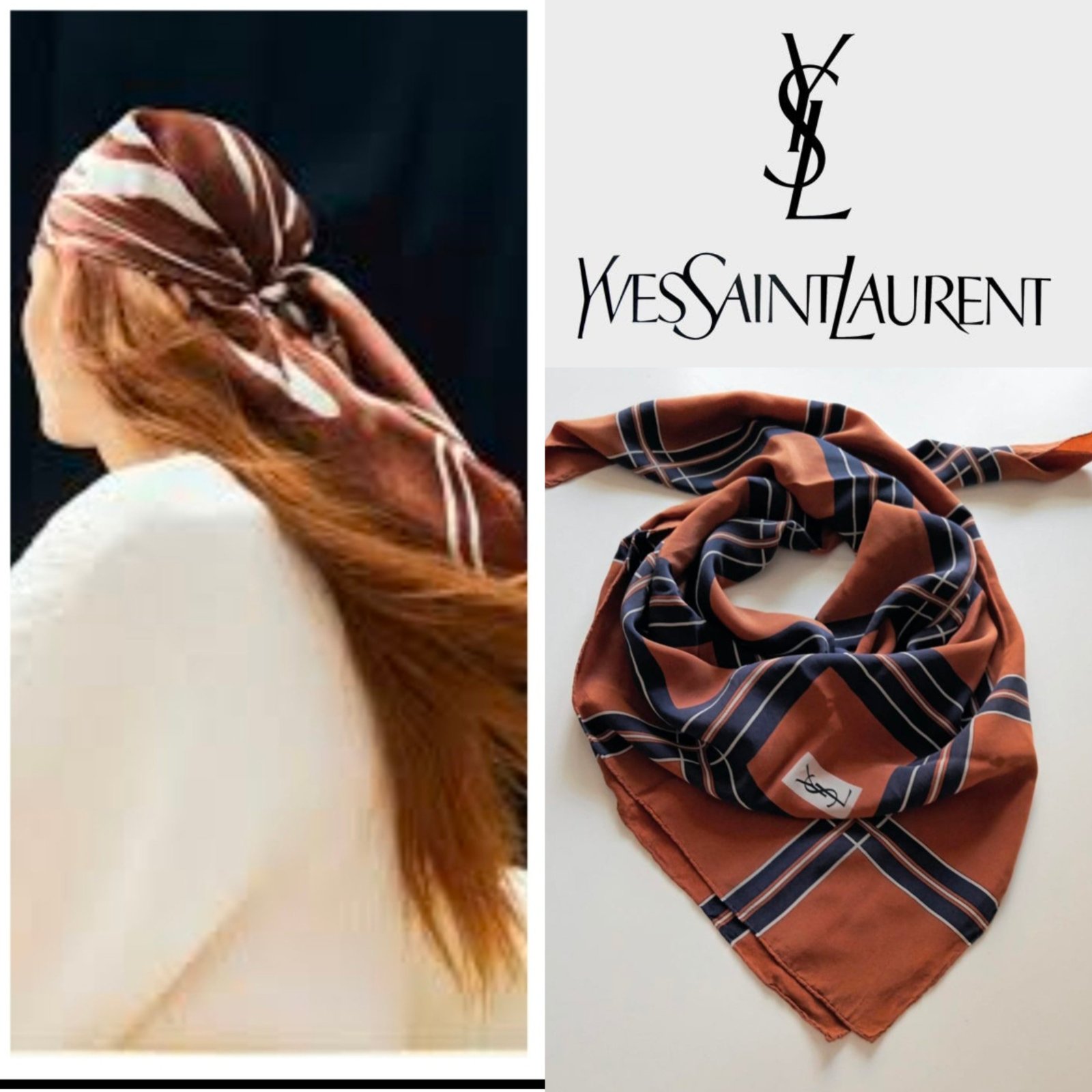 Foulard en soie YSL
