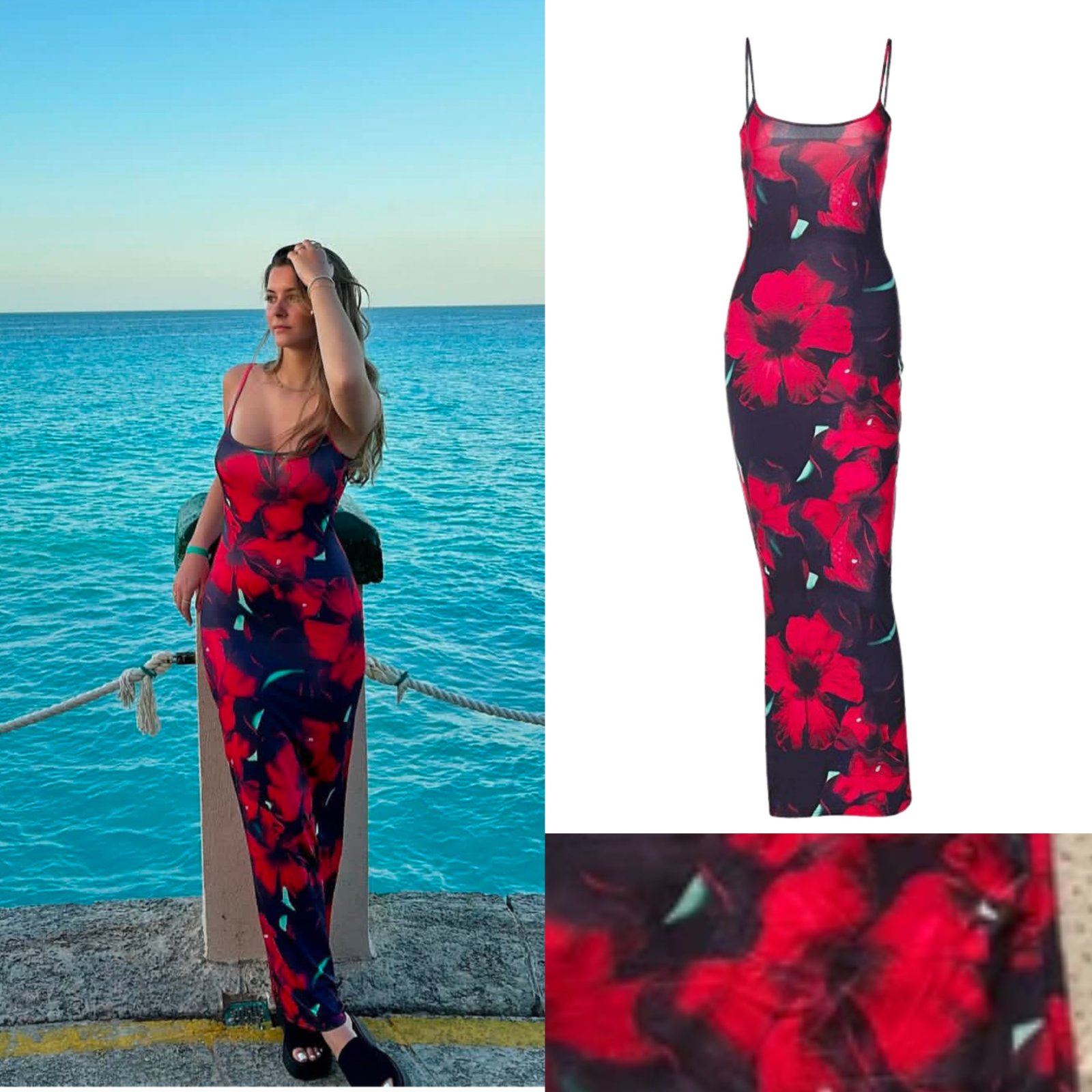 Floral maxi dress