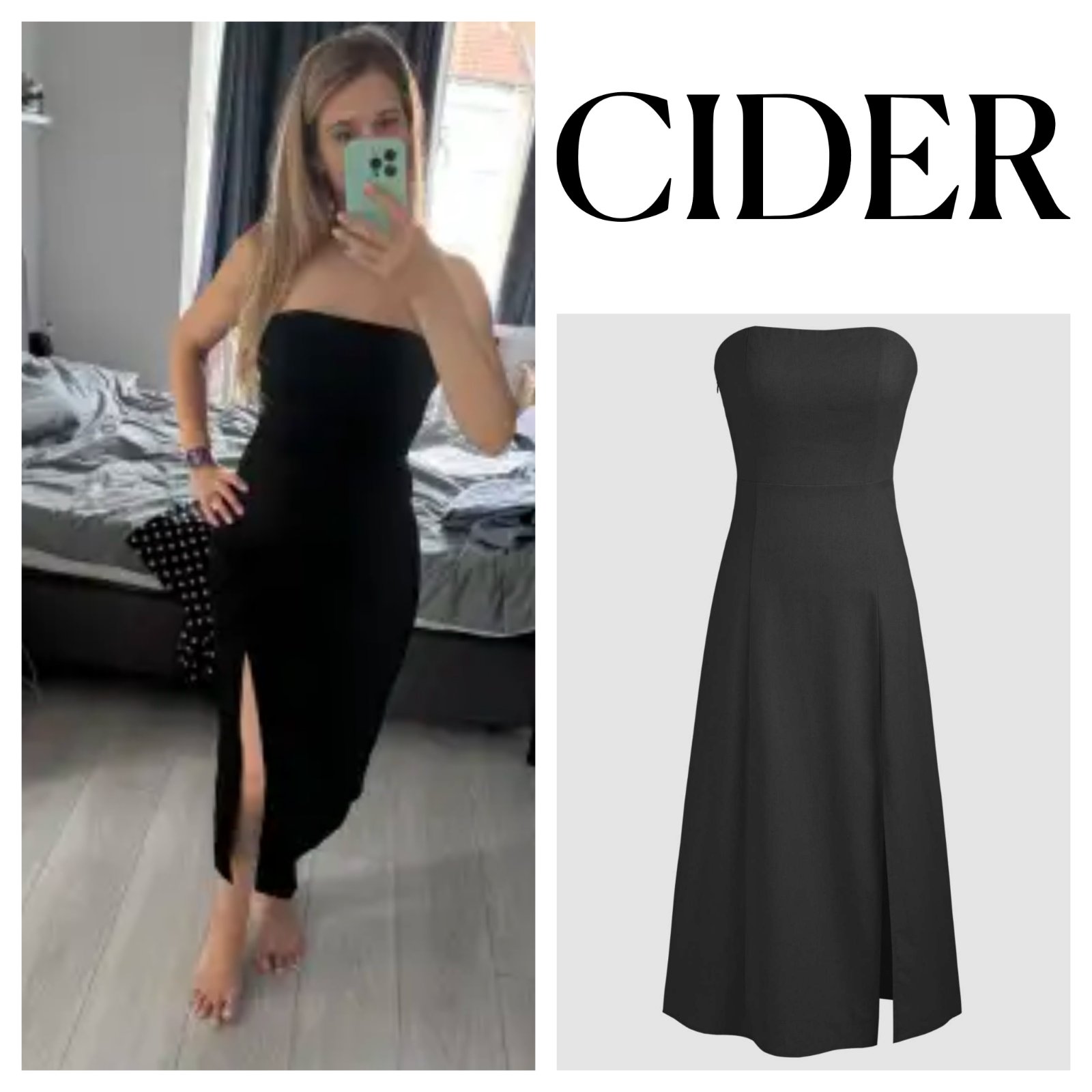 Robe en lin cider