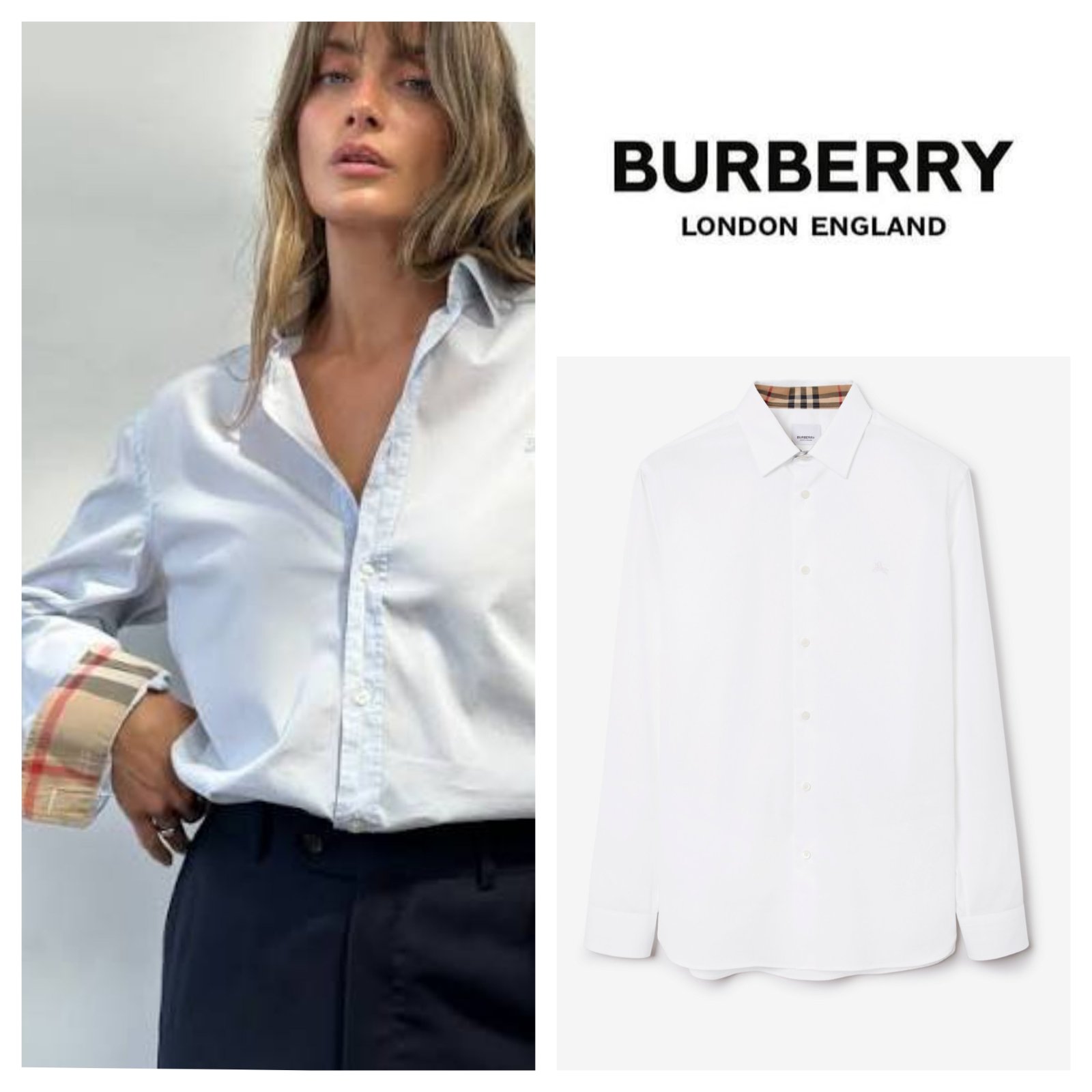 Chemise blanche Burberry s,m