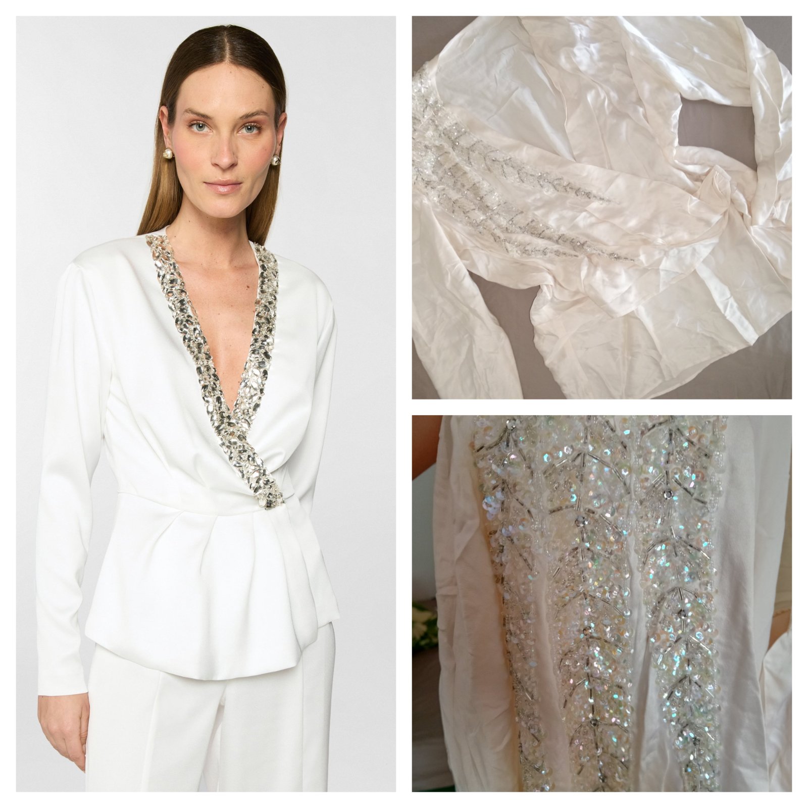 Blouse en soie s,m