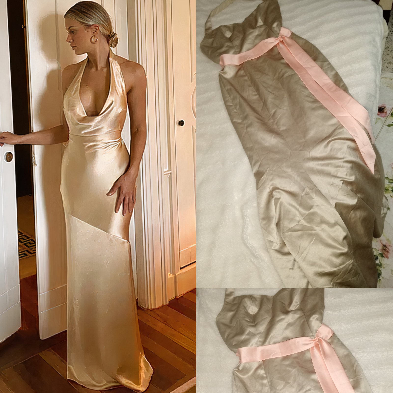 Robe soirée style sirène m,l