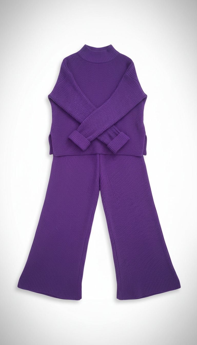 Ensemble mauve