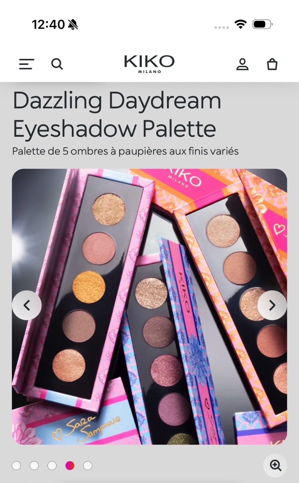 KIKO Dazzling Daydream Eyeshadow Palette