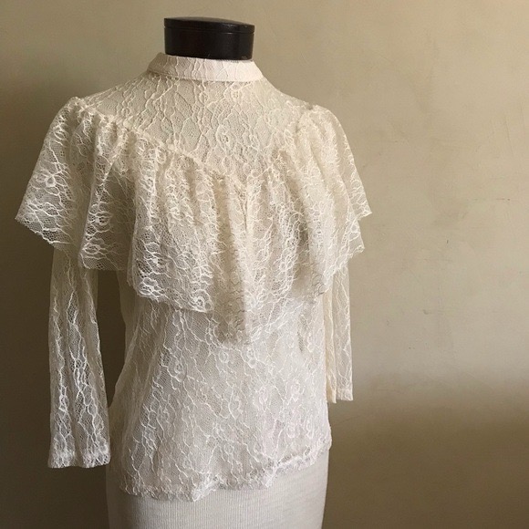 Chemise dentelle zara 