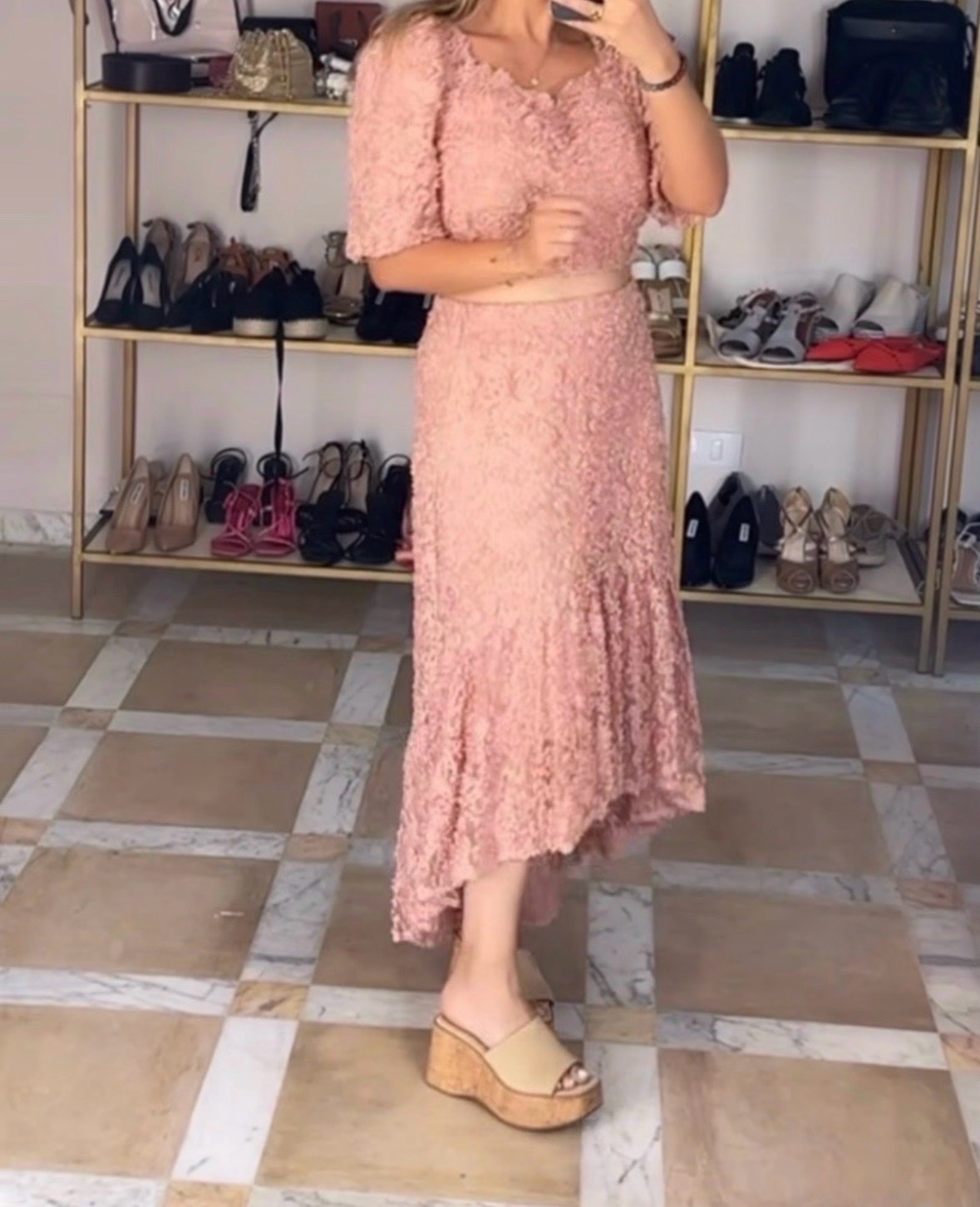 🌸 Ensemble rose poudré élégant 