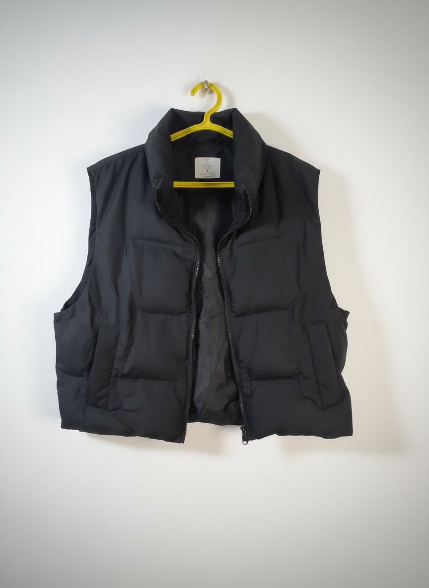 Doudoune sans manche noir de marque primark