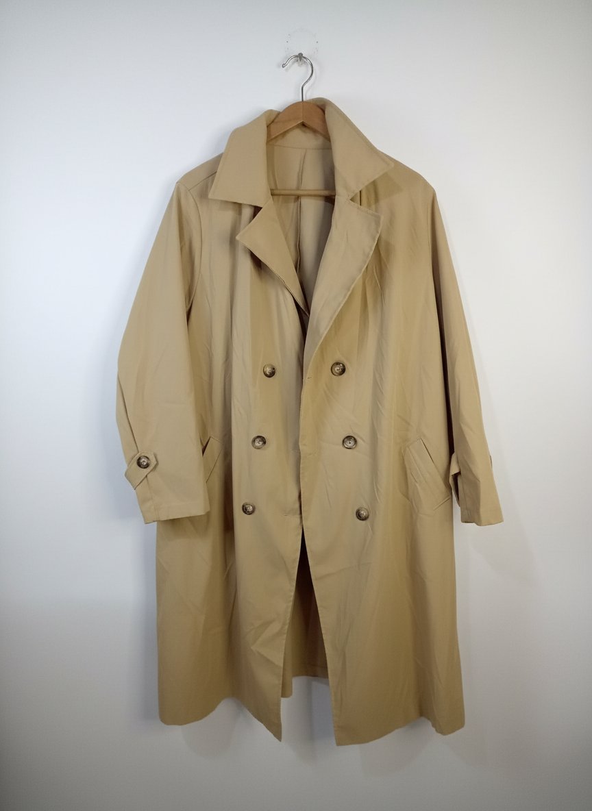 Trench beige twil qvec ticket just n9s ceinture