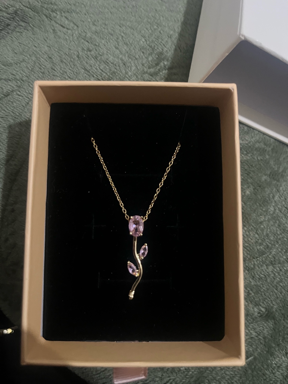 Collier tulipe en acier inoxydable