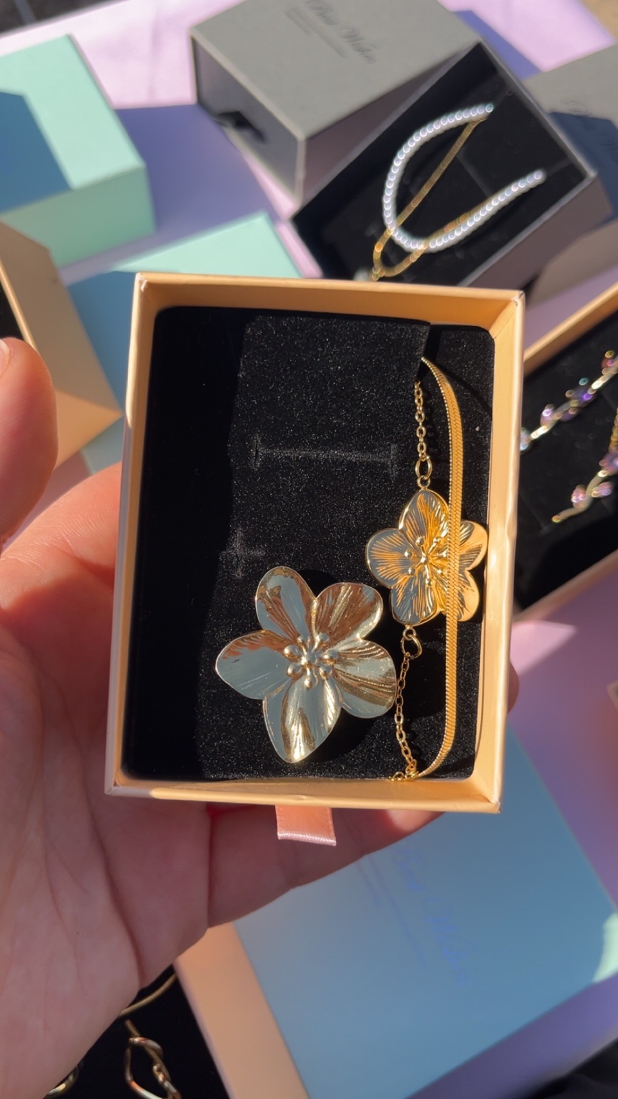 Bracelet + bague ajustable 🌼