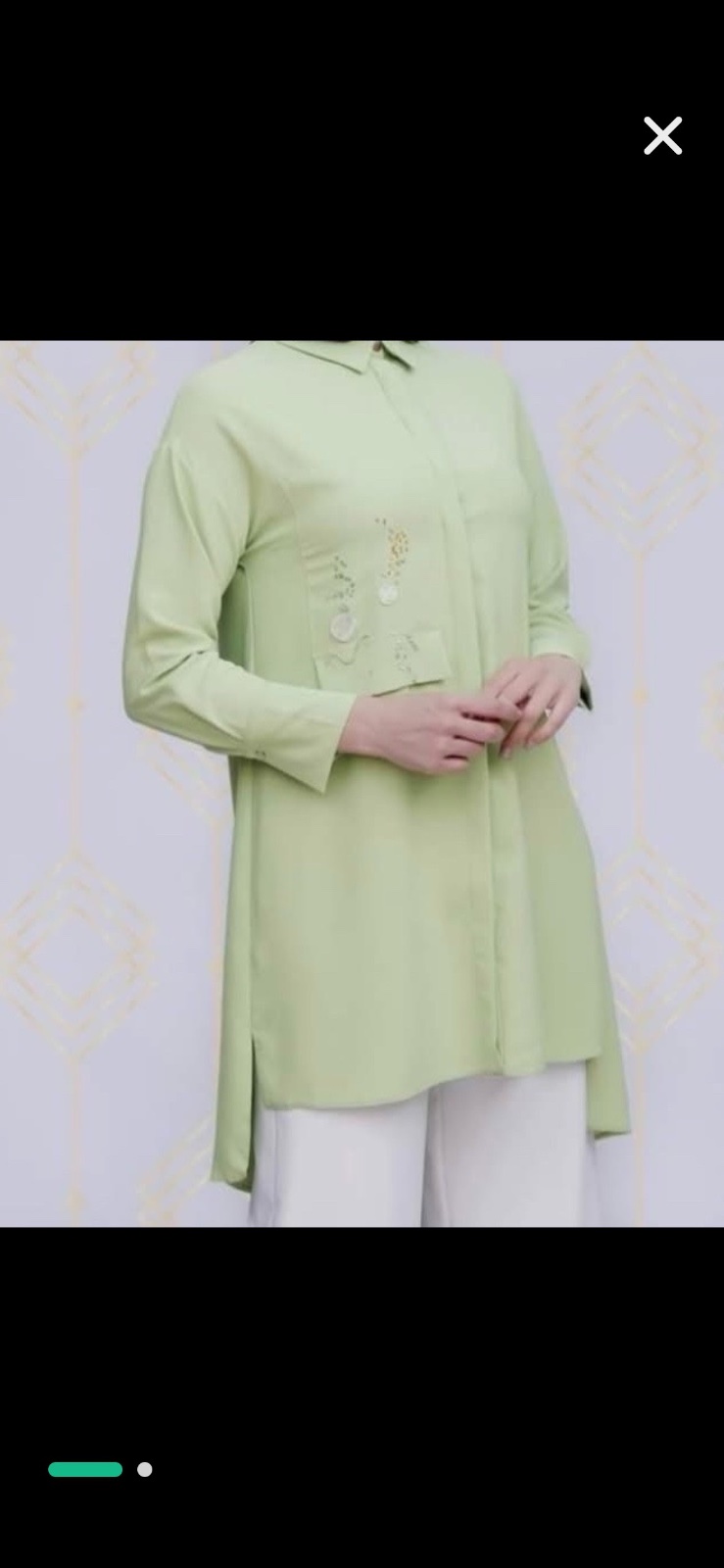 Chemise avec foulard