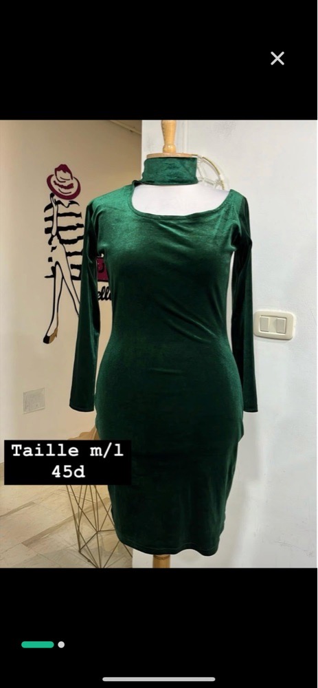 Robe velours 