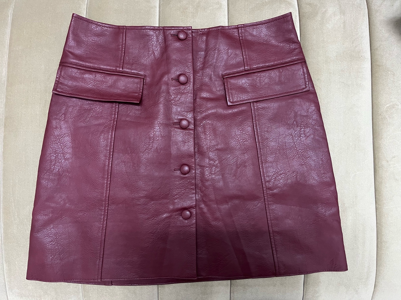 Jupe cuir