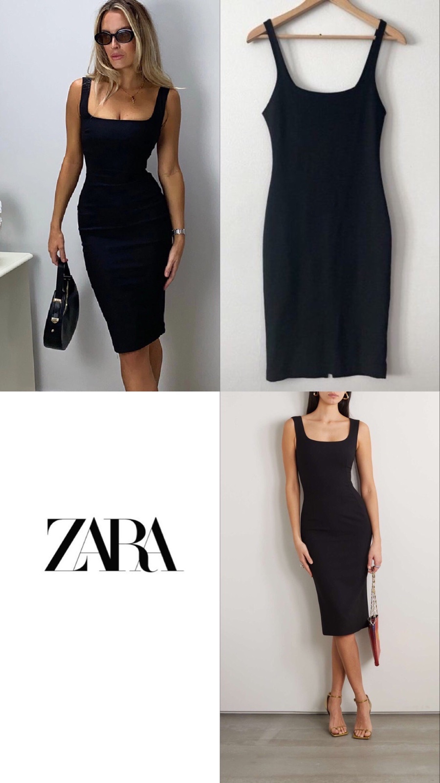 Robe noir zara 🖤