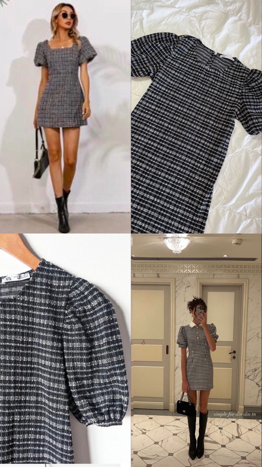 Robe zara 🖤🤍