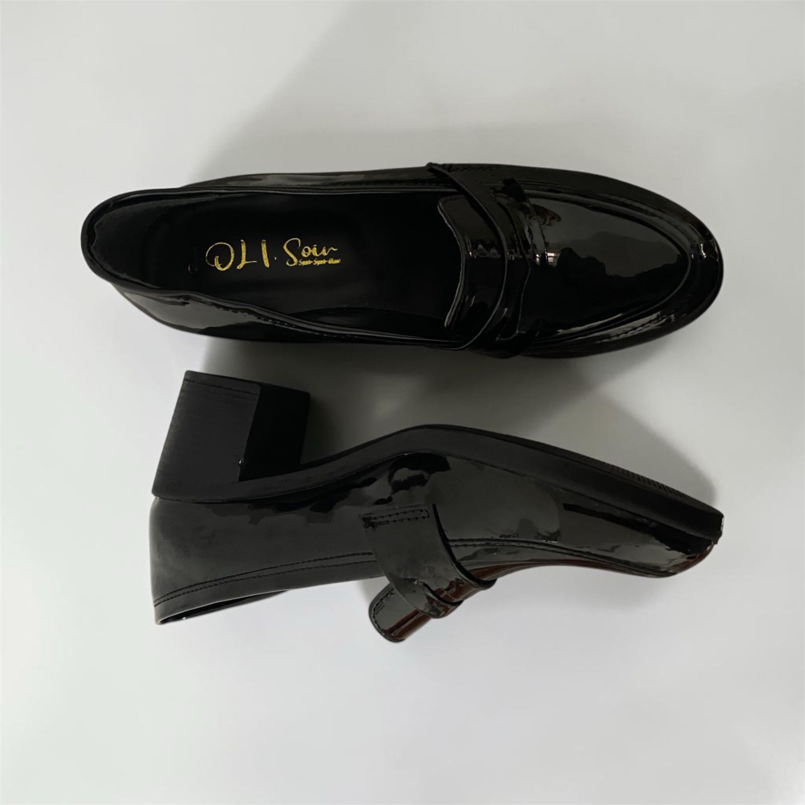 Loafer à talon / Block heel loafers
