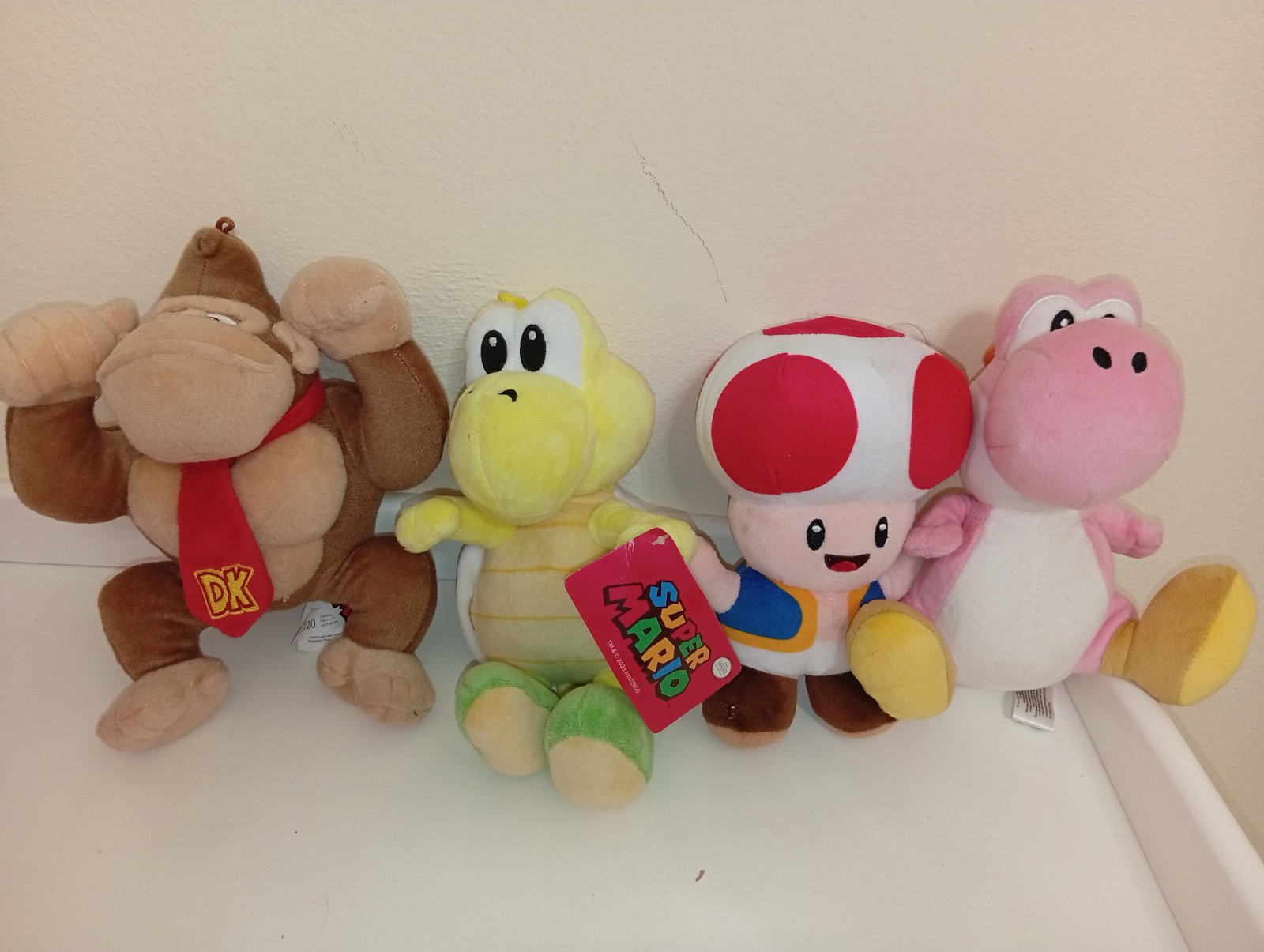 Pack peluches SUPER MARIO 