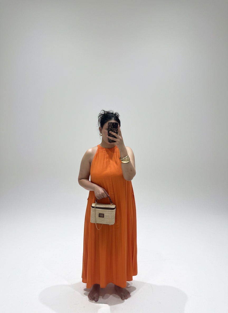 Robe oranger 