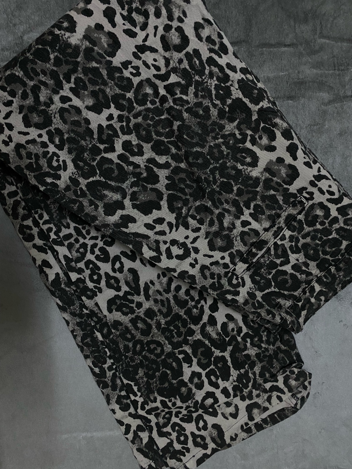 Baggy jeans leopard 