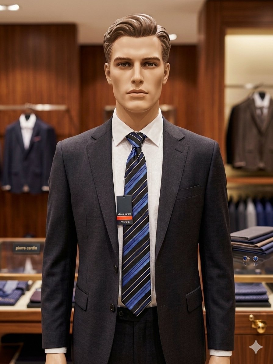 Cravate elegante Pierre Cardin 100% soie