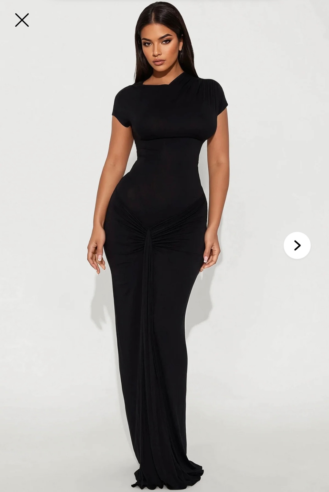 Robe noir longue noir taille L XL