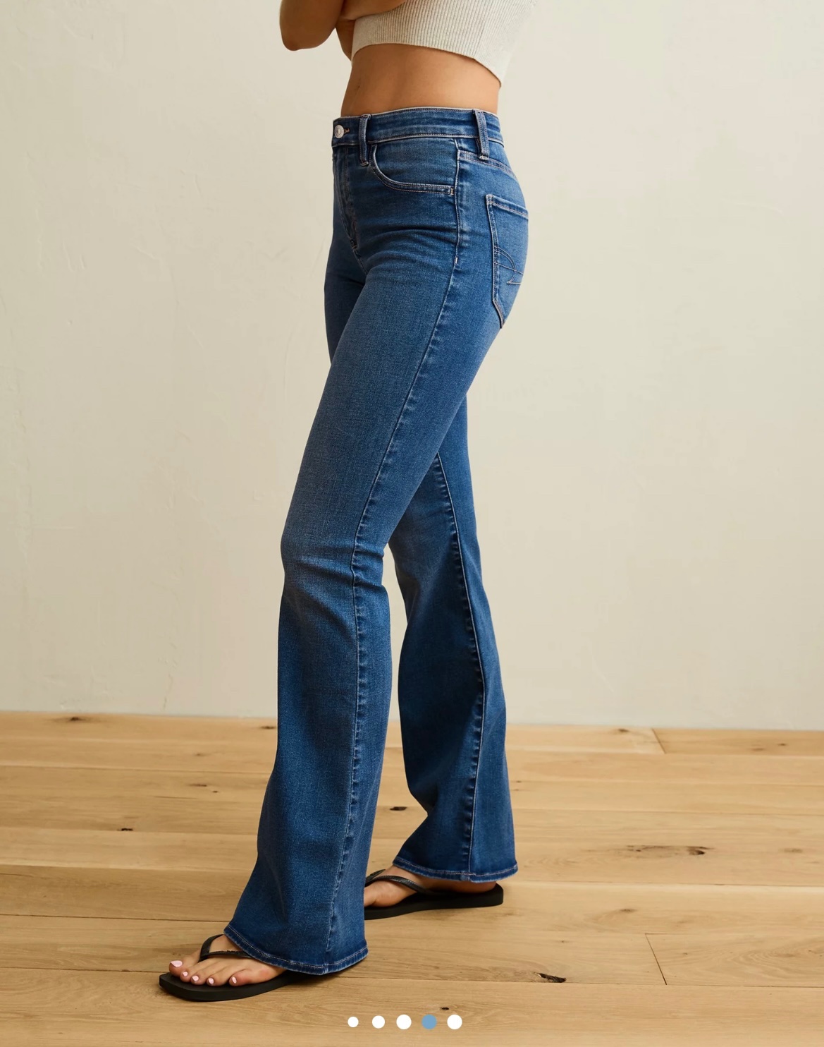 Djeans patte d'elephant taille 46 american eagle 