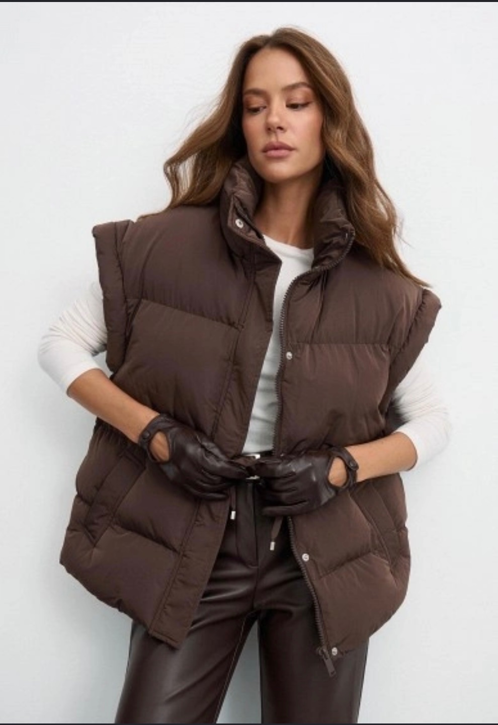 Doudoune sans manches oversized taille 42
