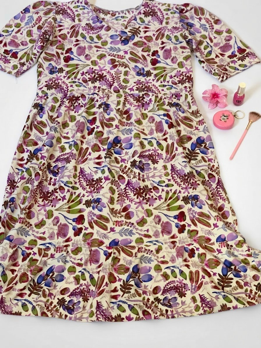 Robe fleurie longue 