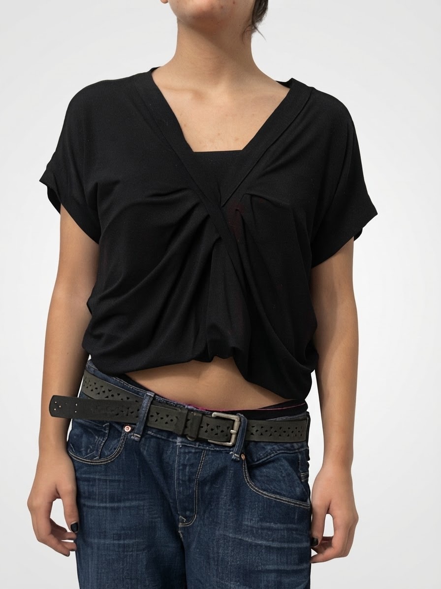 Pull noir pour femme