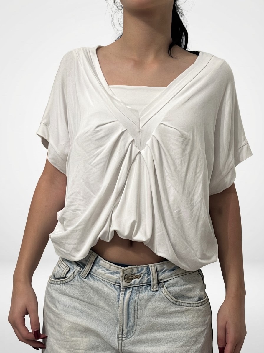 Pull blanc femme