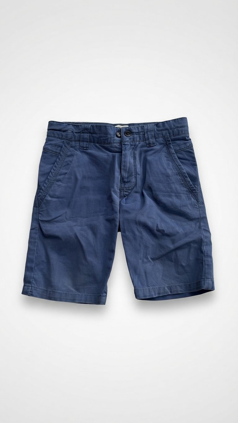 Short enfants bleu 