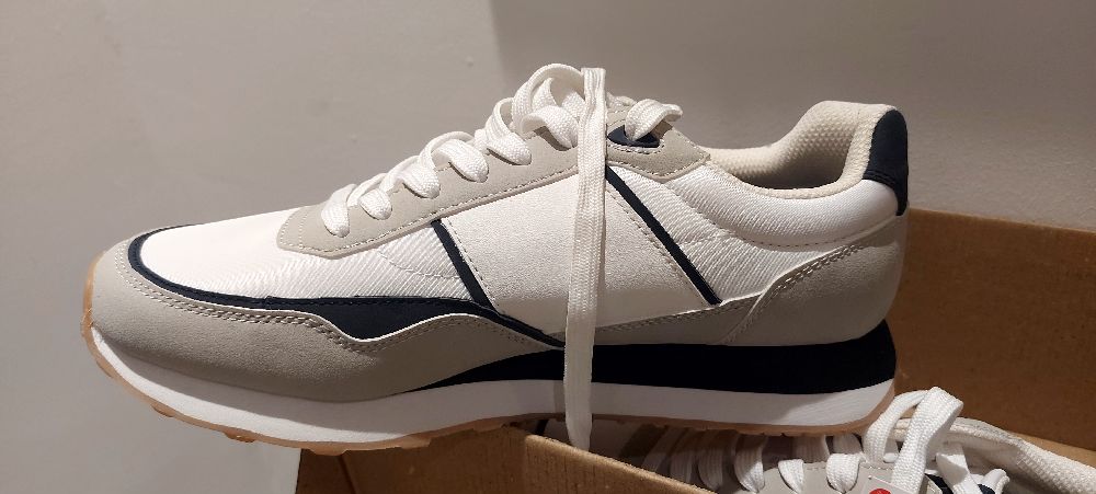 Paire Worldwide Stepper blanche/navy pointure 41