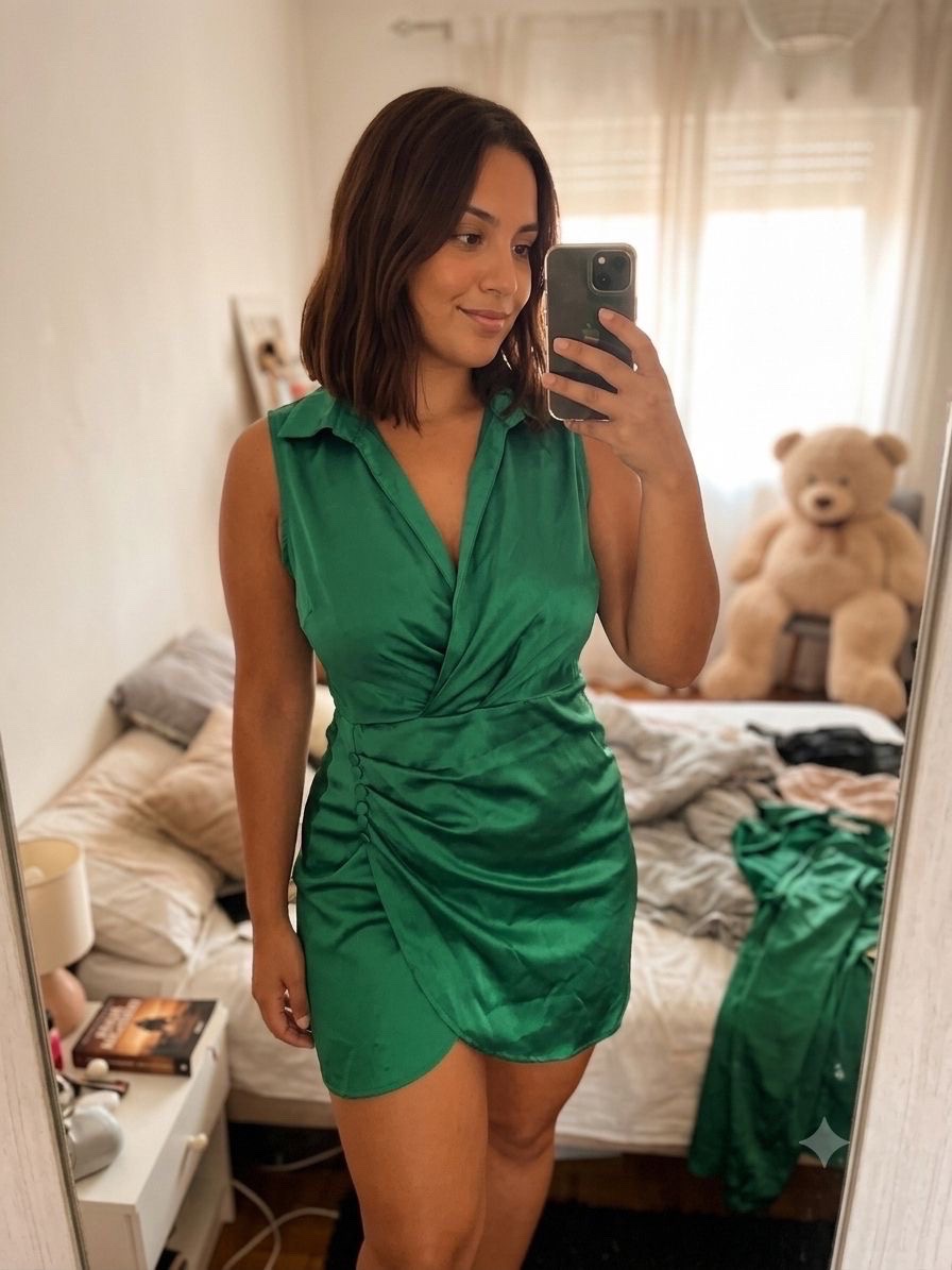 Robe satin