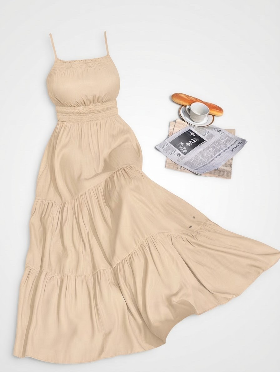 Robe beige 