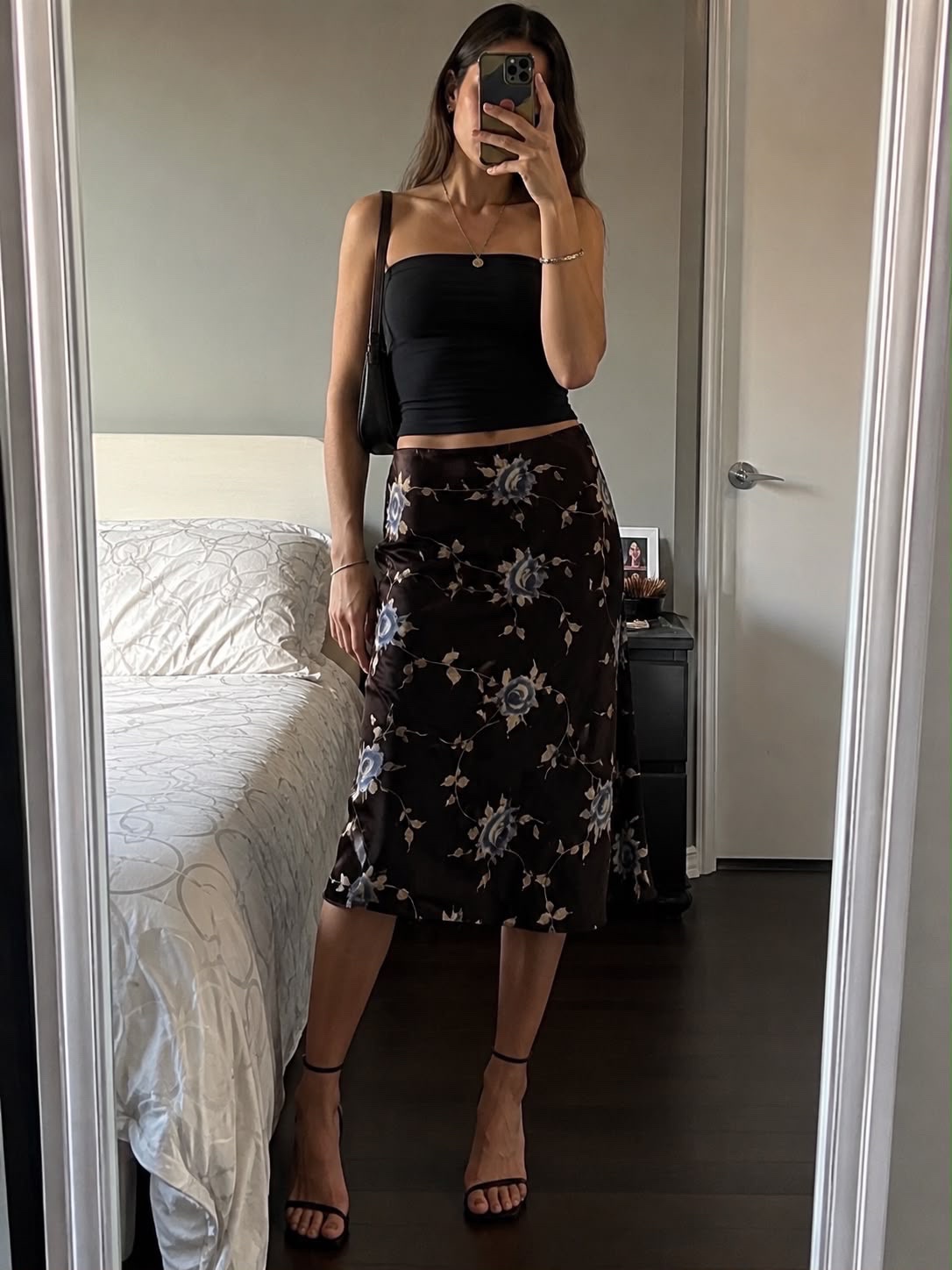 Jupe satin 
