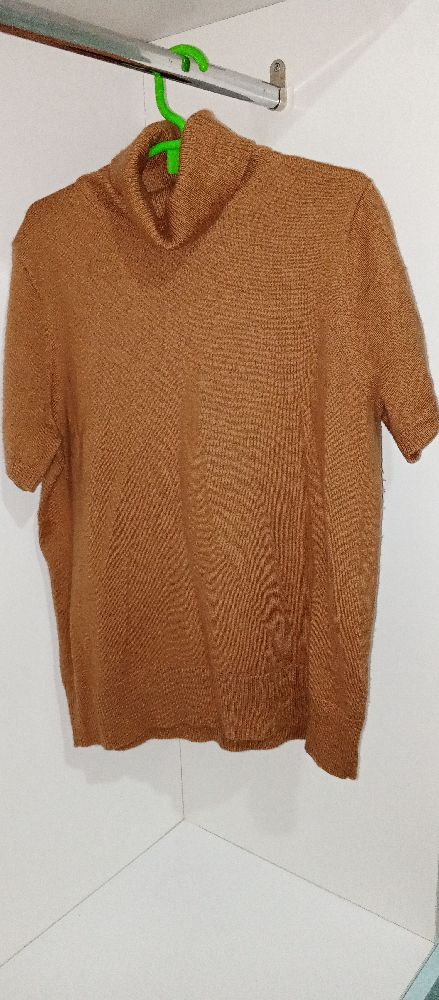 pull marron femme