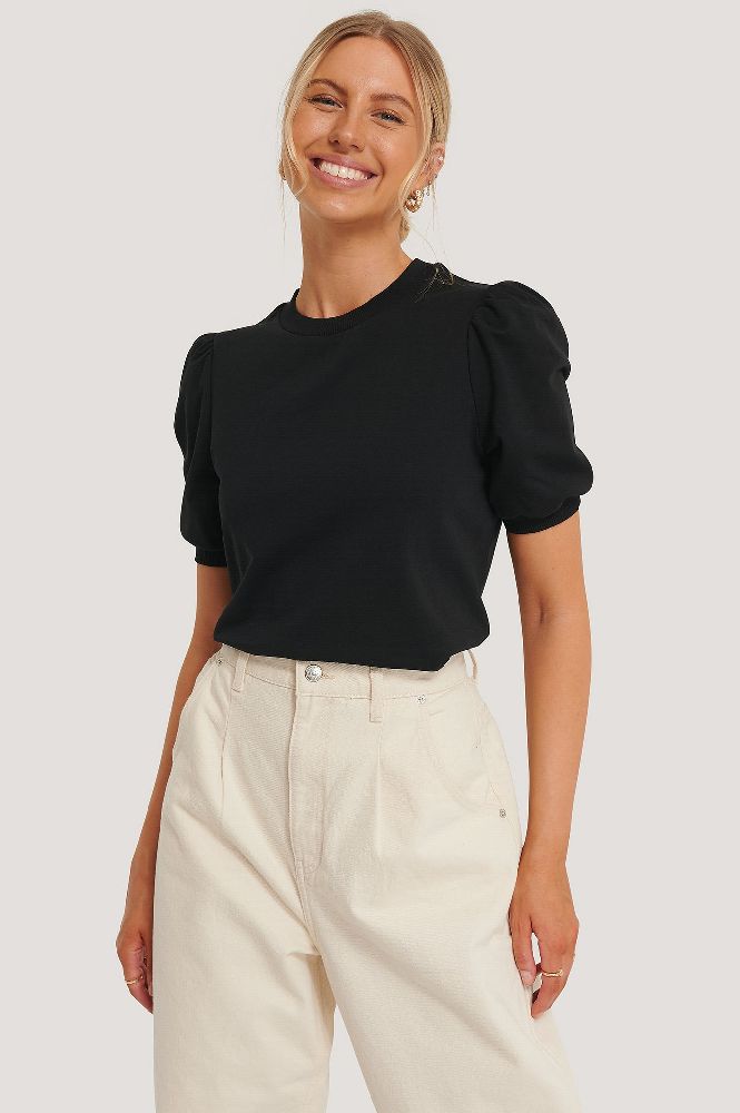 t-shirt manches bouffantes 