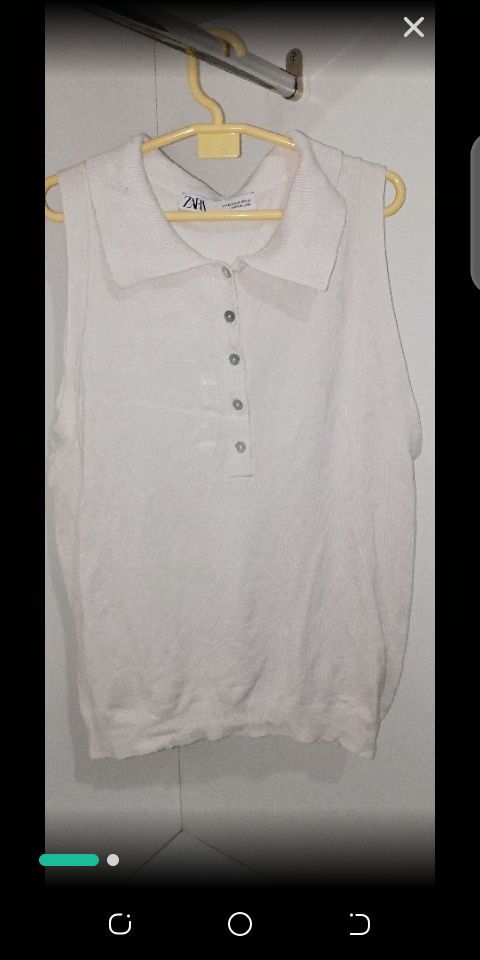 pull sans manches Zara 