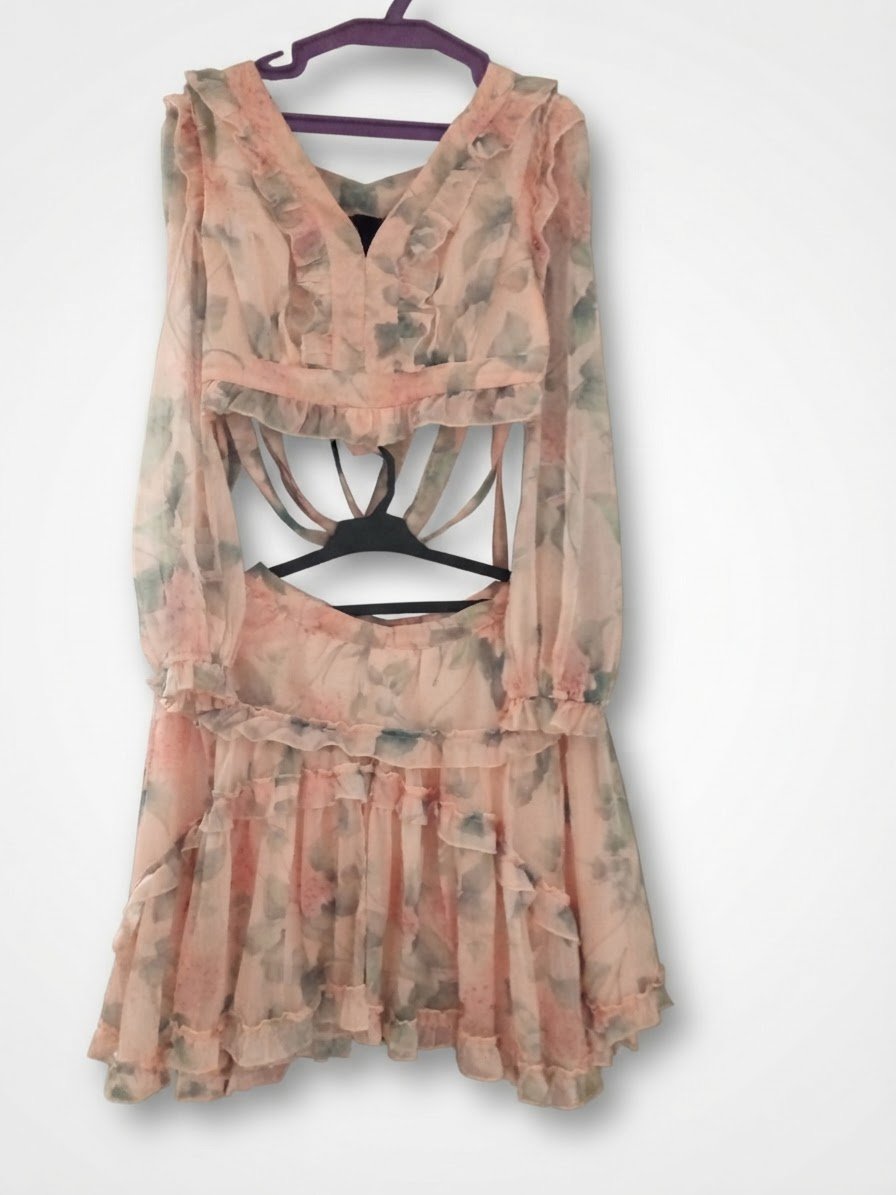 Ensemble floral fluide 