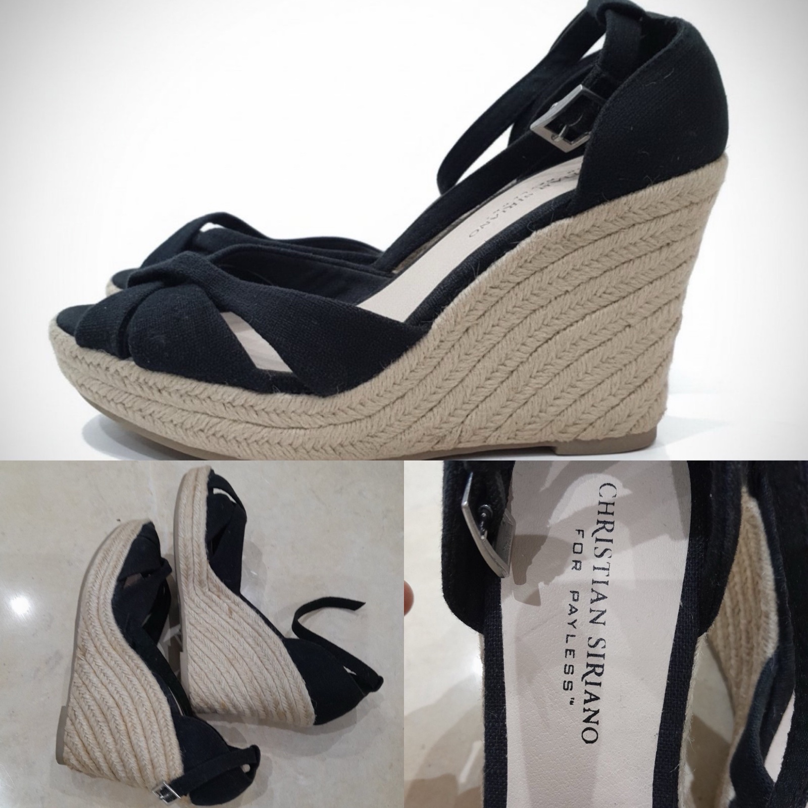 Sandales compensé neuf tres chic plus un beau cadeau
