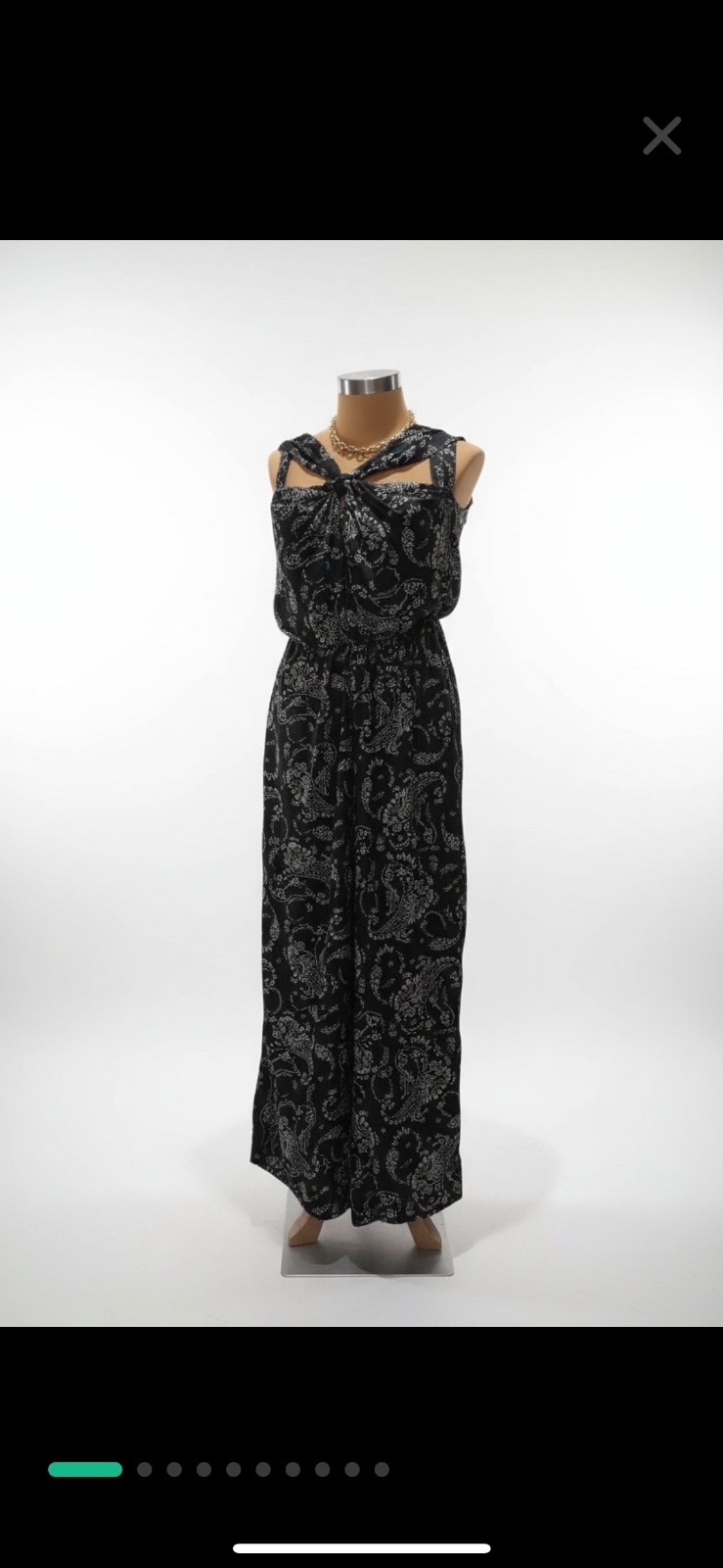 Combinaison en satin large neuf tres chic