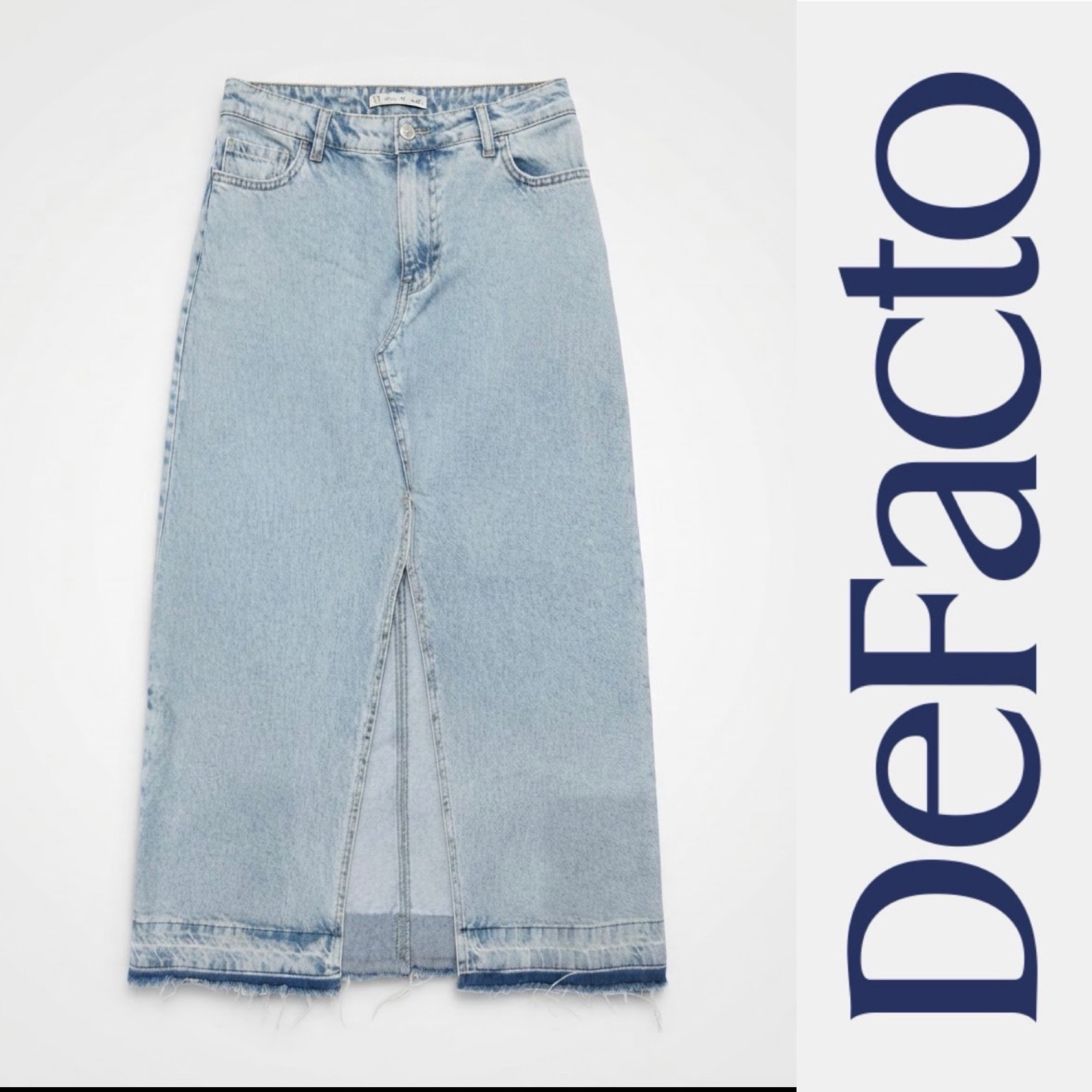 Jupe jeans long neuf
