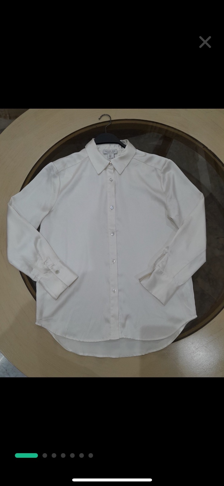 Chemise en satin neuf chic