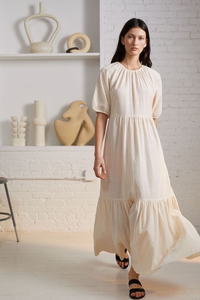 puffy bershka dress