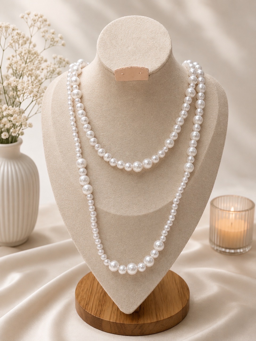 Collier 100% fait à la main en perles 