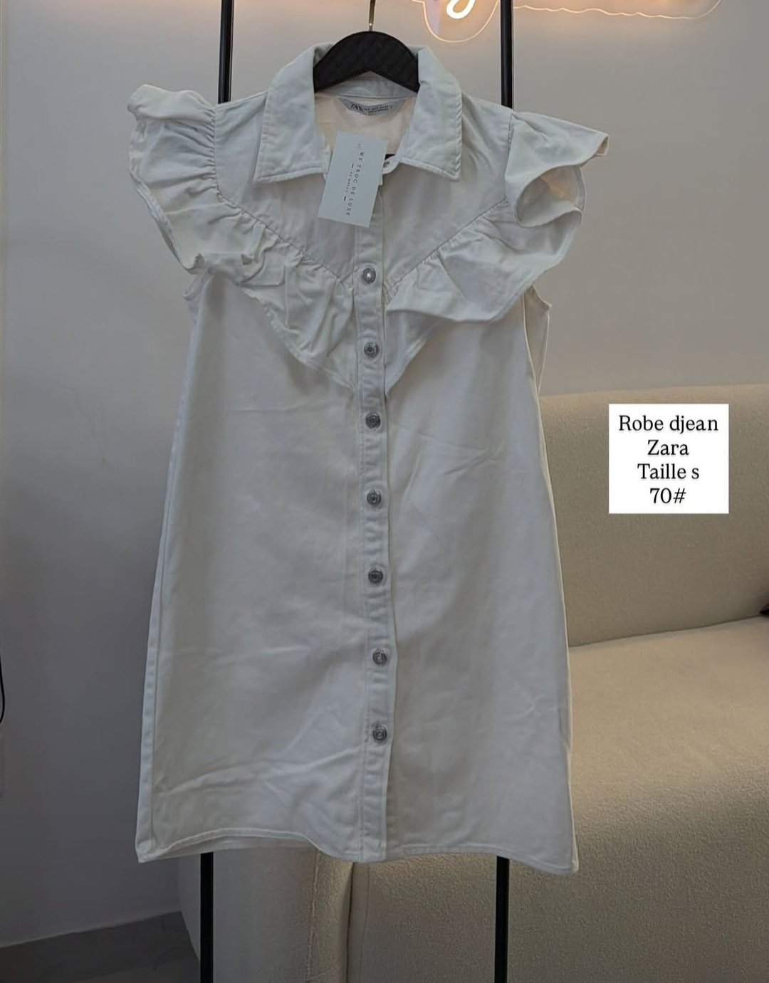Robe zara denim🤍🤍